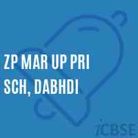 Zp Mar Up Pri Sch, Dabhdi Middle School Logo