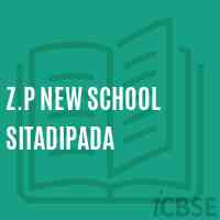 Z.P New School Sitadipada Logo