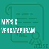 Mpps K Venkatapuram Primary School Logo