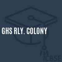 Ghs Rly. Colony Secondary School Logo