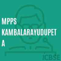 Mpps Kambalarayudupeta Primary School Logo