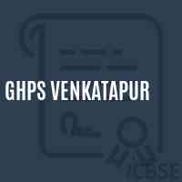 Ghps Venkatapur Middle School Logo
