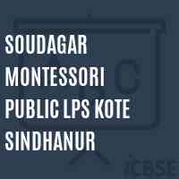 Soudagar Montessori Public Lps Kote Sindhanur Primary School Logo