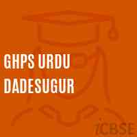 Ghps Urdu Dadesugur Middle School Logo