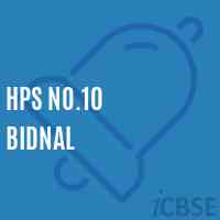 Hps No.10 Bidnal Middle School Logo