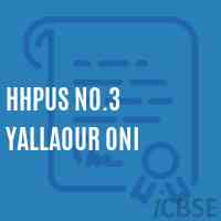 Hhpus No.3 Yallaour Oni Middle School Logo