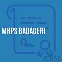 Mhps Badageri Middle School Logo