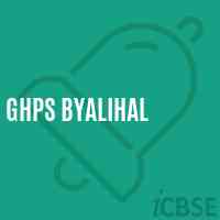 Ghps Byalihal Middle School Logo
