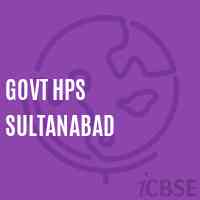 Govt Hps Sultanabad Middle School Logo