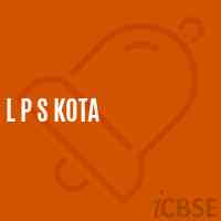 L P S Kota Primary School Logo