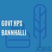 Govt Hps Bannhalli Middle School Logo