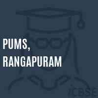 Pums, Rangapuram Middle School Logo