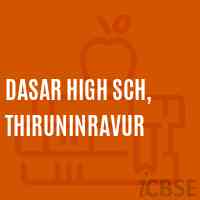 Dasar High Sch, Thiruninravur Secondary School Logo