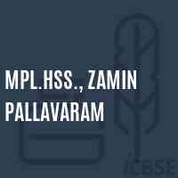 Mpl.HSS., Zamin Pallavaram High School Logo