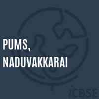 PUMS, Naduvakkarai Middle School Logo