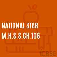 National Star M.H.S.S.Ch.106 Senior Secondary School Logo
