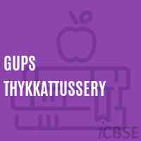 Gups Thykkattussery Middle School Logo