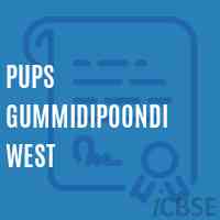 Pups Gummidipoondi West Primary School Logo