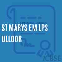 St Marys Em Lps Ulloor Primary School Logo