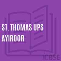 St. Thomas Ups Ayiroor Upper Primary School Logo