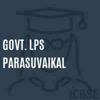 Govt. Lps Parasuvaikal Primary School Logo