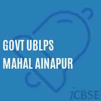 Govt Ublps Mahal Ainapur Middle School Logo