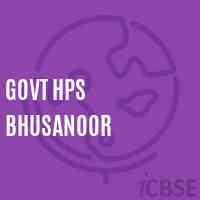 Govt Hps Bhusanoor Middle School Logo
