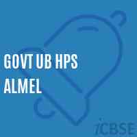 Govt Ub Hps Almel Middle School Logo