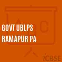 Govt Ublps Ramapur Pa Primary School Logo