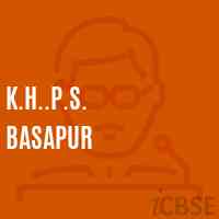 K.H..P.S. Basapur Middle School Logo