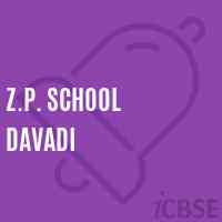 Z.P. School Davadi Logo