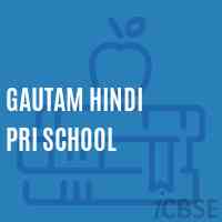 Gautam Hindi Pri School Logo