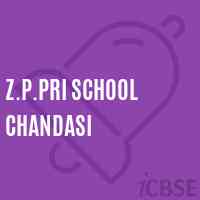 Z.P.Pri School Chandasi Logo