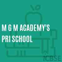 M G M Academy'S Pri School Logo