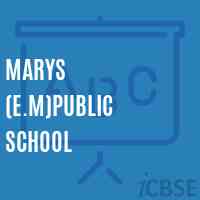 Marys (E.M)Public School Logo