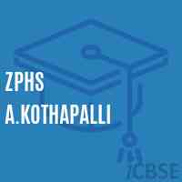 Zphs A.Kothapalli Secondary School Logo