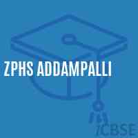 Zphs Addampalli Secondary School Logo