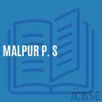 Malpur P. S Middle School Logo