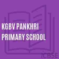 Kgbv Pankhri Primary School Logo