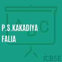 P.S.Kakadiya Falia Primary School Logo