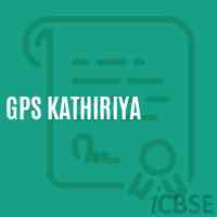 Gps Kathiriya Primary School Logo