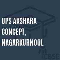 Ups Akshara Concept, Nagarkurnool Middle School Logo