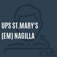 UPS St.MARY's (EM) NAGILLA Middle School Logo