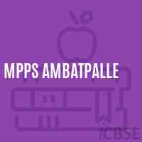 Mpps Ambatpalle Primary School Logo