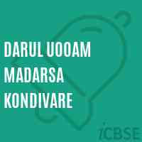 Darul Uooam Madarsa Kondivare Middle School Logo