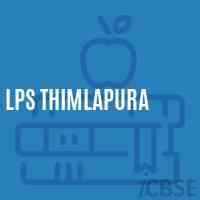 Lps Thimlapura Primary School Logo