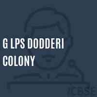 G Lps Dodderi Colony Primary School Logo