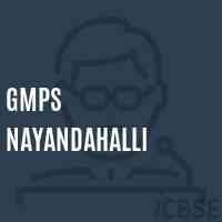 Gmps Nayandahalli Middle School Logo