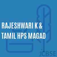 Rajeshwari K & Tamil Hps Magad Middle School Logo