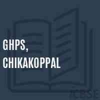 Ghps, Chikakoppal Middle School Logo